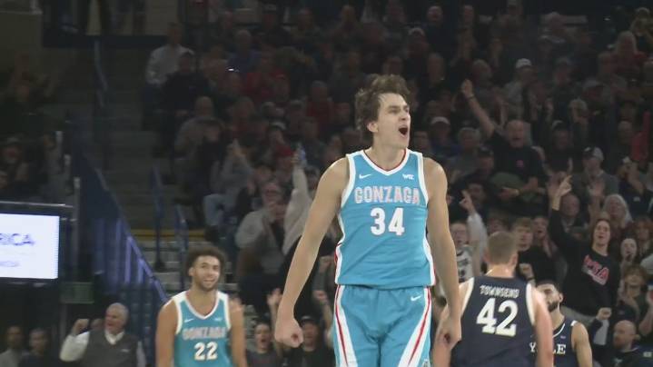 Gonzaga's Braden Huff earns first WCC Player of the Week honor