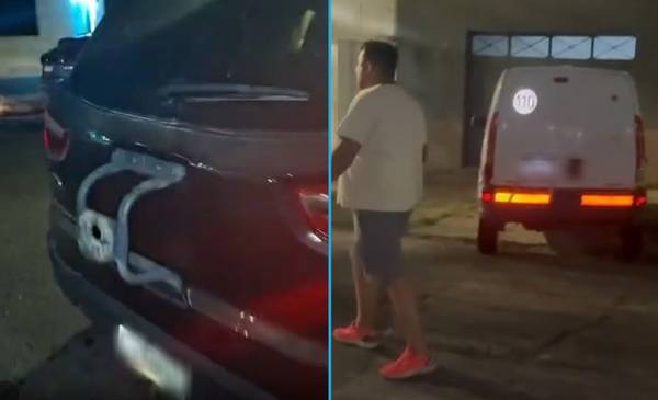 Le robaron una rueda en pleno centro de La Plata y persiguió al ladrón, que abandonó una Kangoo en pleno escape