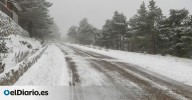 La lluvia remite en Madrid, pero la nieve sigue presente en la Sierra este miércoles
