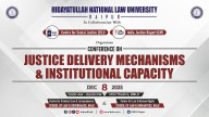 HNLU holds 1-day conference on justice delivery mechanisms and institutional capacity