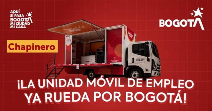 Trabajo sí hay en Bogotá: visite la Unidad Móvil Agencia Distrital de Empleo en Chapinero y acceda a vacantes hasta este 13 de diciembre