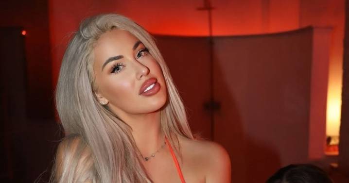 OnlyFans' Sophie Dee Wows Fans in Red Bikini