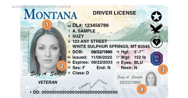 New design features for Montana driver's licenses