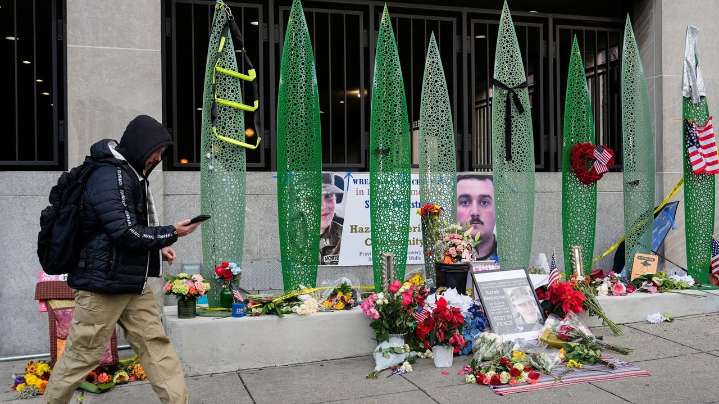 National Guard member shot in DC has shown positive signs, West Virginia governor says