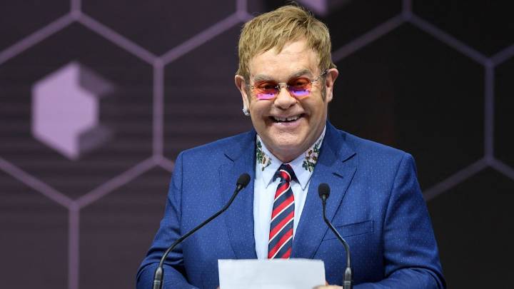 Elton John is glowing as he shares health update