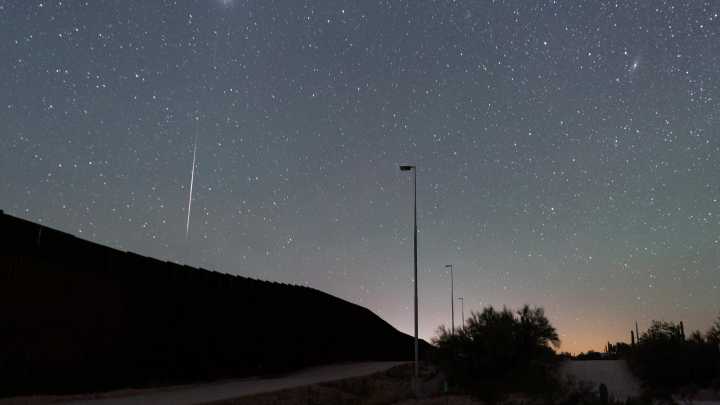 See the Geminid meteor shower, peaking this weekend above California