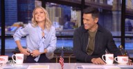 Mark Consuelos 'Checks Out' Kelly Ripa as She Arrives 'Half-Dressed' for 'Live' Broadcast: 'My Fly Is Up'