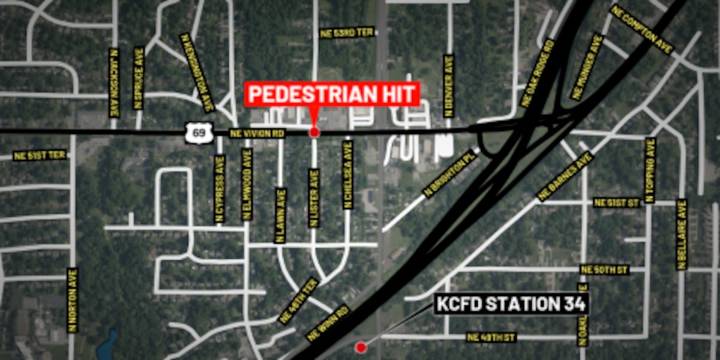 Pedestrian critically injured in early
