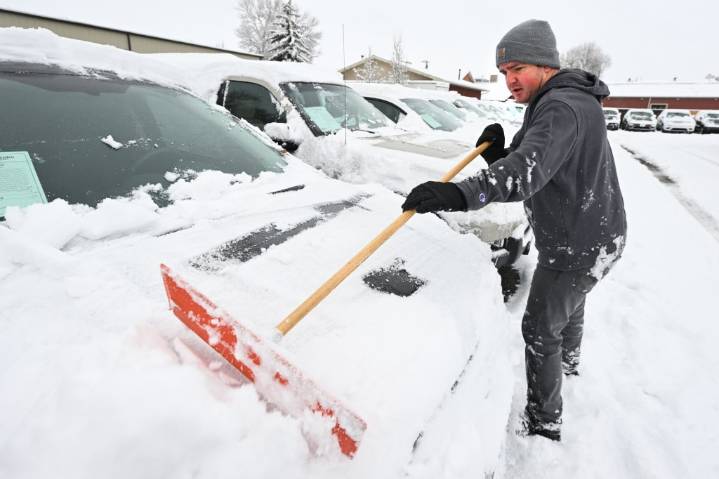 Photos: Heavy Snow Falls in Boulder County