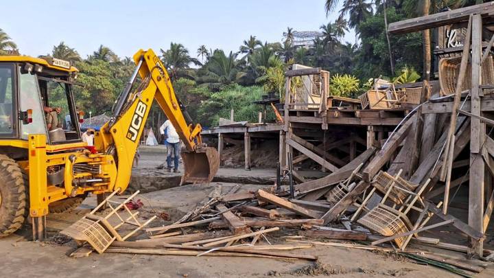 ‘Illegal’ beach shack owned by Saurabh and Gaurav Luthra demolished