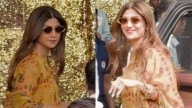 At 50, Shilpa Shetty Owns The Airport Runway In An Yellow Ethnic Suit