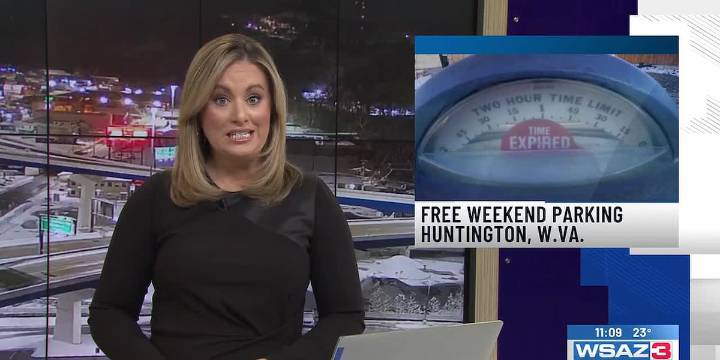 Free weekend parking offered in Huntington