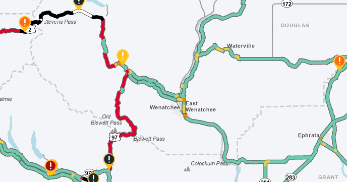 Roads across Chelan County close due to downed trees, powerlines