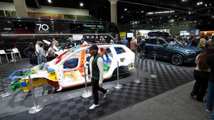 LA Auto Show mixed new sheet metal with customs, lowriders