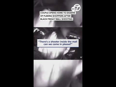 Fleeing shoppers hide in San Jose couple's home after shooting