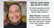 Se busca a Noé de Jesús Mora Millán de 34 años