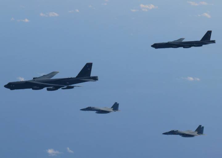 US Bomber Drills Counter Russia and China’s Air Force Patrol