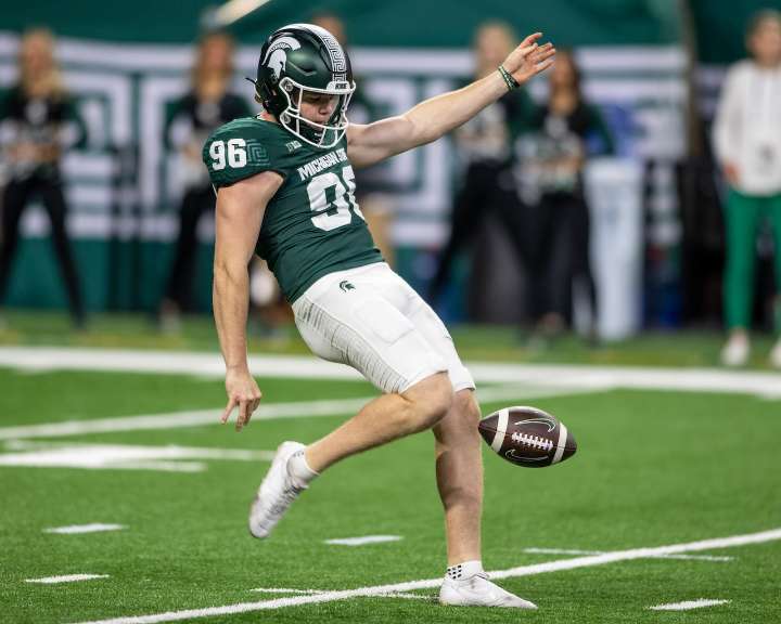 Michigan State punter declares for NFL draft