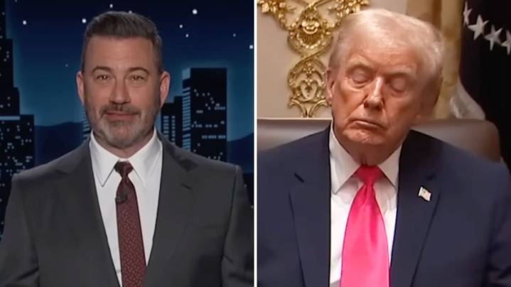 Jimmy Kimmel Reacts to Donald Trump 'Falling Asleep' During Cabinet Meeting