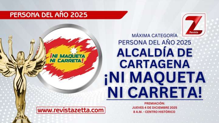 La Persona del Año 2025 es la Alcaldía de Cartagena y su lema «Ni maqueta ni carreta»