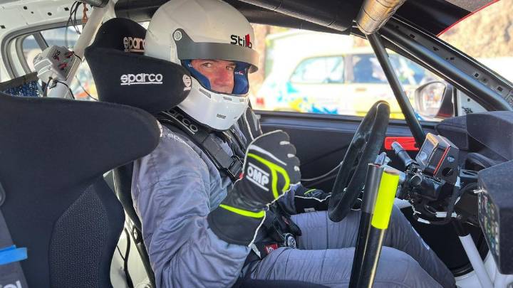 Emilio Navarro, alcalde de Santiago del Teide, se estrena en la Subida a Tamaimo con un Peugeot 208 Rally4