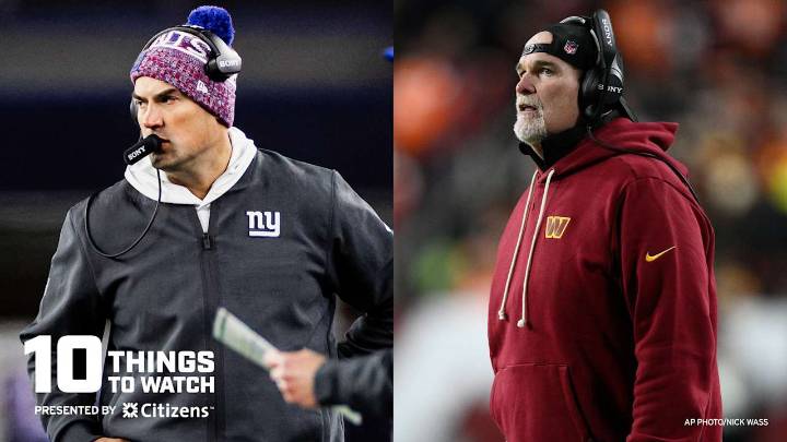 10 things to watch in Giants vs. Commanders