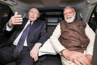 Delighted to welcome 'my friend', says PM Modi after receiving Putin at airport