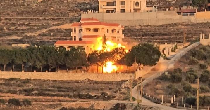 Another devastating Israeli strike on Lebanon captured on video