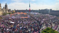 Alta participación en Mitin de Claudia Sheinbaum, 600 mil personas en el Zócalo de la CDMX