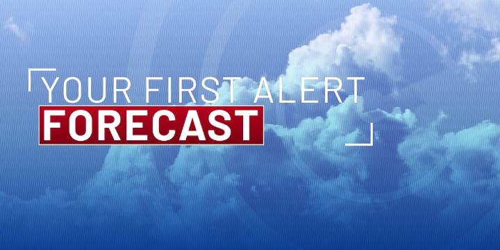 Gusty winds pick up ahead of a cold front