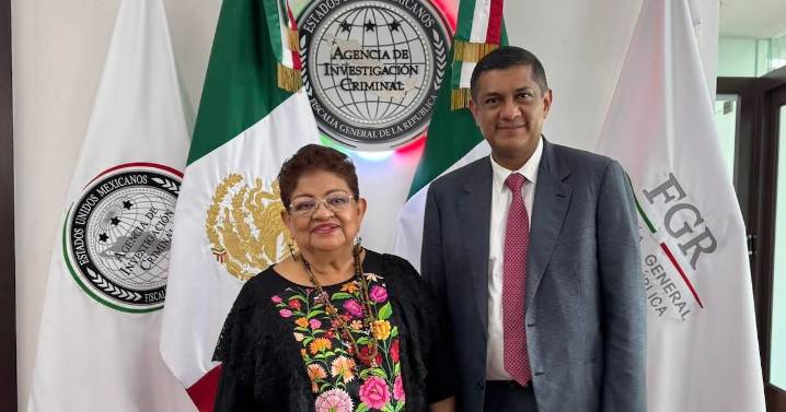 Ernestina Godoy se reúne con Héctor Elizalde Mora, nuevo titular de la Agencia de Investigación Criminal
