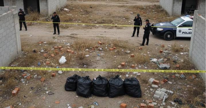Vecinos encuentran bolsas con restos humanos en fraccionamiento de Tecámac