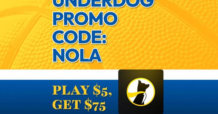 Underdog Promo Code NOLA: Play $5, Win $75 NBA Cup Bonus