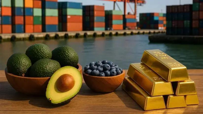 Paltas, arándanos y oro: las exportaciones que ponen al Perú en el ojo global