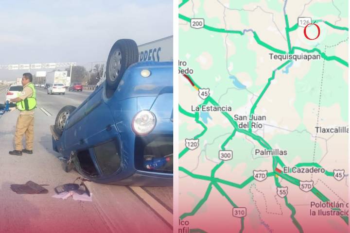 ¿Qué pasó en la México-Querétaro HOY? Reporte del tráfico en la carretera