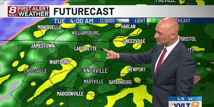 A cold rain with windy conditions on the way tonight