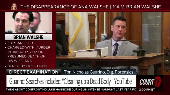 Walshe Web Searches: ‘Ways to Dispose Body,’ YouTube ‘Cleaning Up Dead Body’