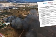 Autoridades emiten alerta por contaminación y mala calidad del aire provocada por incendio de Mineral de la Reforma