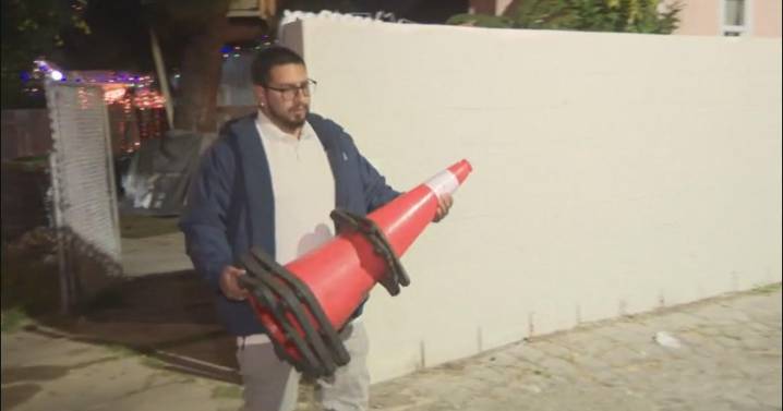 LA man cracking down on people using cones to reserve street parking
