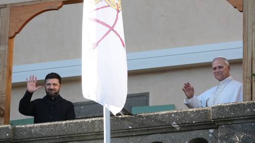 Pope Leo meets Zelenskyy, calls for 'just and lasting' peace in Ukraine