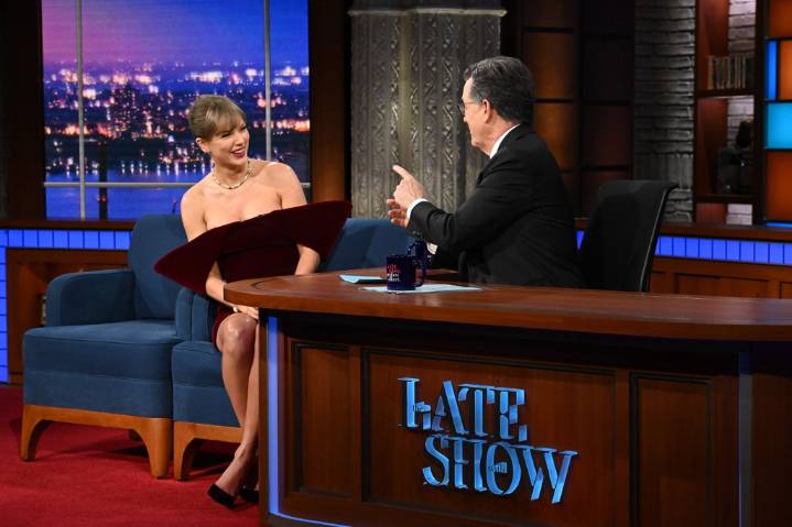 Taylor Swift Asked to Name Her Five Favorite TayTay Songs on ‘Colbert’: Watch