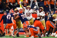 Deadspin | Boston College secures first FBS win of the season in rout over Syracuse