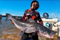 Capturó un surubí de 1,67 metros de largo y 50 kilos en el río Paraná: “el pescado de mis sueños”