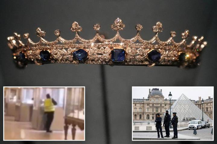 More glittering royal jewels displayed while Paris is still uneasy over the Louvre robbery
