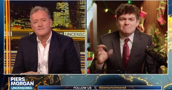 Nick Fuentes Admits He's Still a Virgin in Fiery Piers Morgan Interview