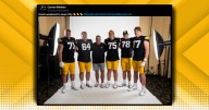 What makes quintet of Iowa offensive line signees unique?
