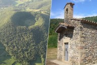 La Virgen se apareció dentro de un volcán de la Garrotxa. Así que levantaron una de las ermitas más especiales del mundo