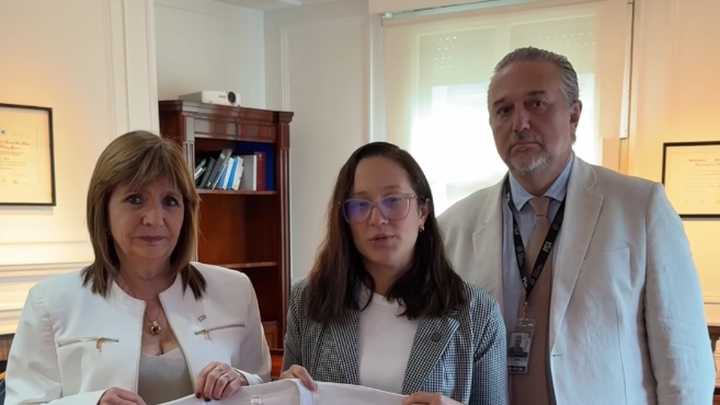 Patricia Bullrich apuntó al régimen de Maduro y exigió el regreso de Nahuel Gallo