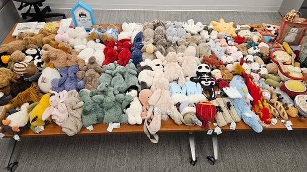 Guelph, Ont., woman charged with stealing thousands of dollars worth of Jellycat toys