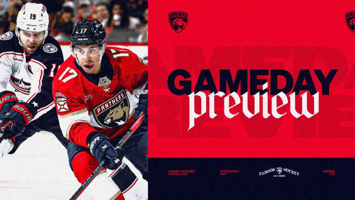 PREVIEW: Luostarinen set to return as Panthers host Blue Jackets